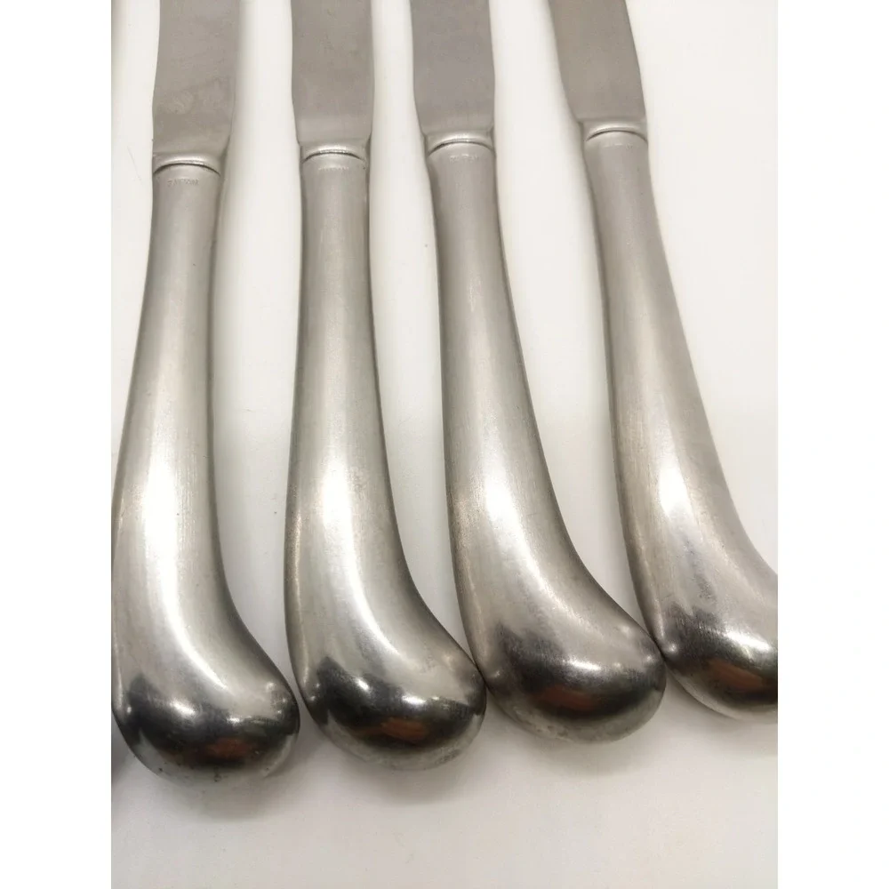8 Supreme Cutlery Liberty Bell Stainless Dinner Knives 8 1/2